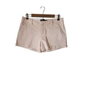 VOLCOM Pink Peach Chino Mid-Rise Skater Active Stretch Shorts SZ 29